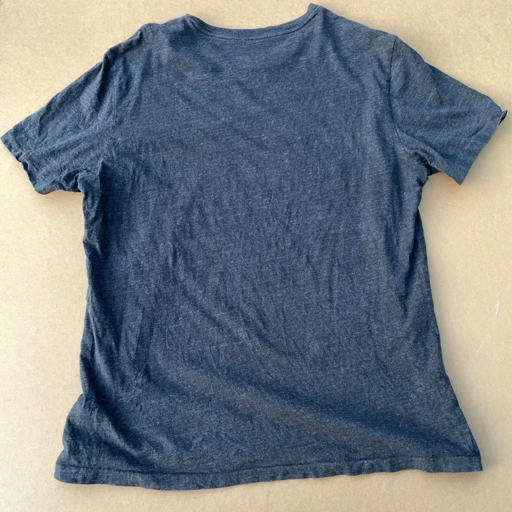 Polo Ralph Lauren T-Shirt Mens XL Grey Casual Custom Fit Cotton Pony Logo